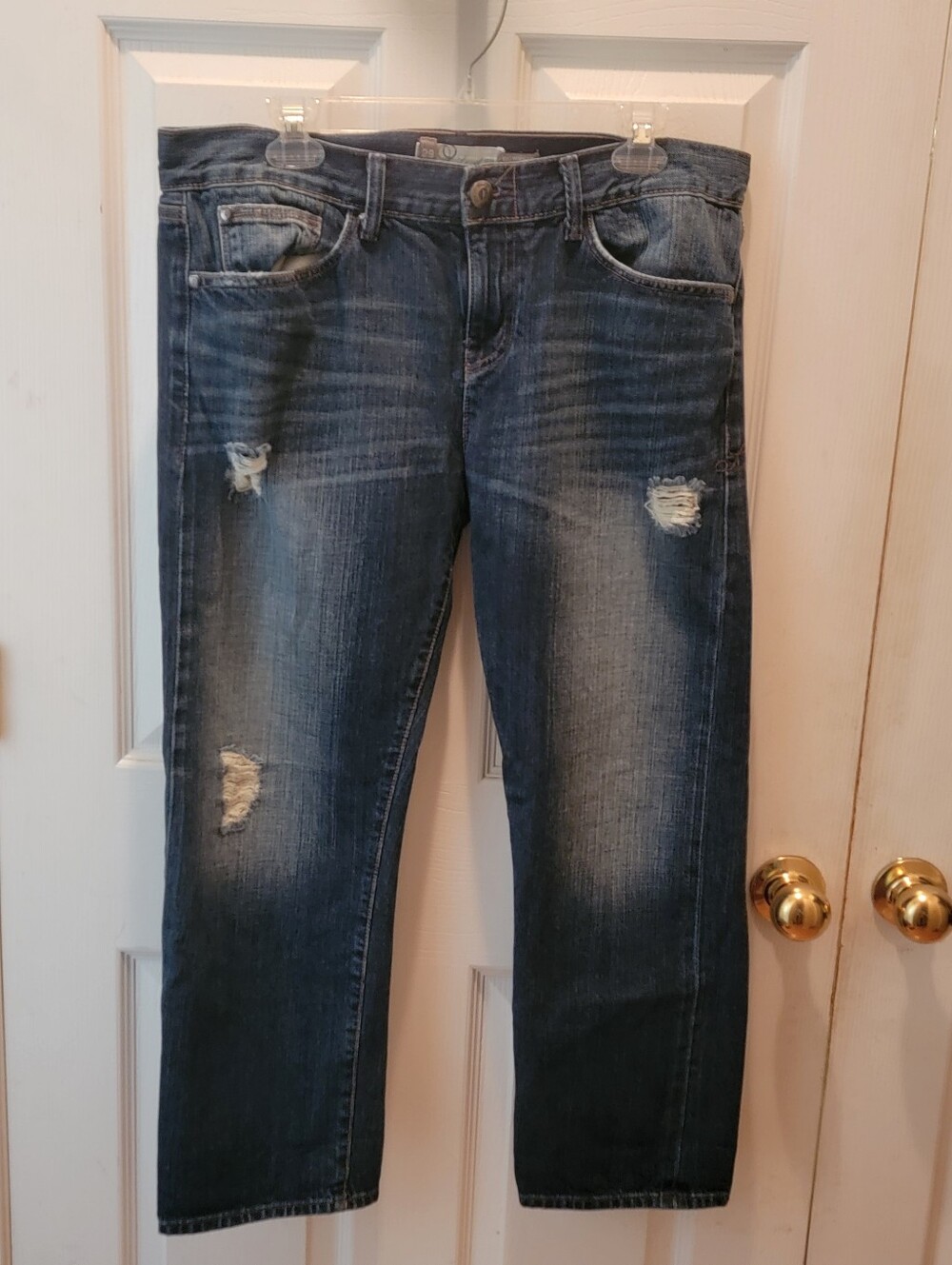 Anthropology Level 99 Distressed Boyfriend Denim Jeans - Size 29 - Style #CQ2622